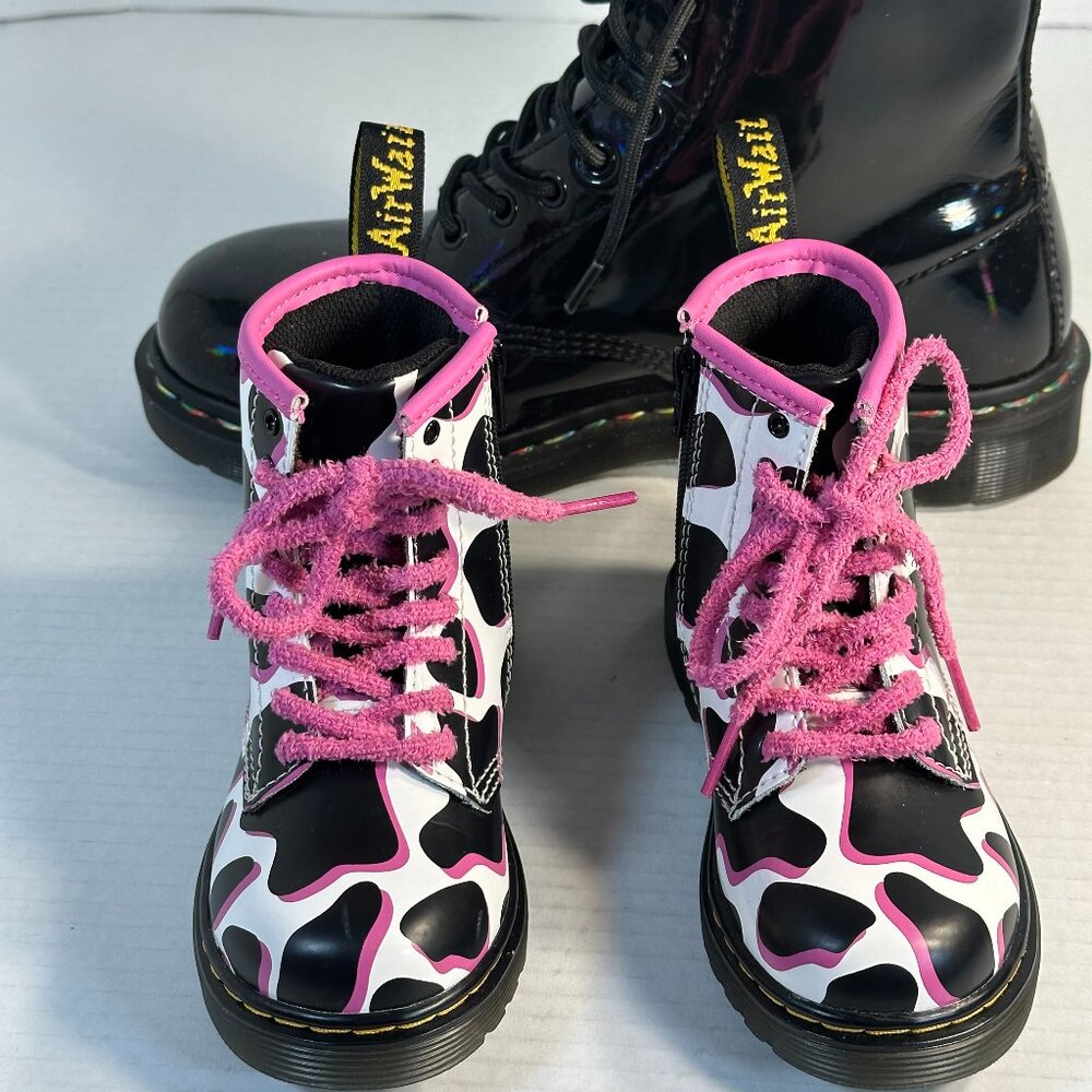 Dr. Martens Kids Shoes - Black and Pink